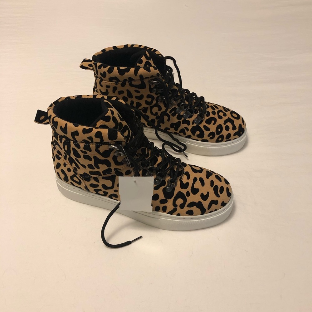 Leopard high tops